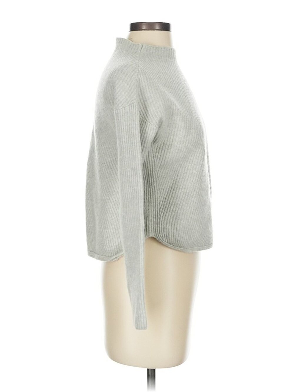 Babaton Chalmers Sweater XS – Aritzia Wool Blend Pullover Gray - Picture 4 of 6